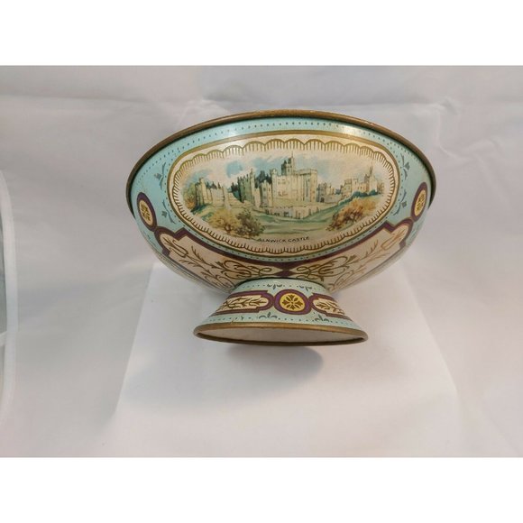 Vintage Metal/Tin Regal Compote - Bowl/Dish-Baret Ware England Windsor Castle - Picture 3 of 11